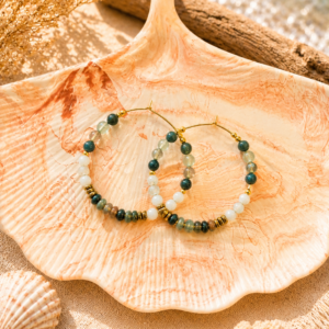 Boucles d'oreilles Jade
